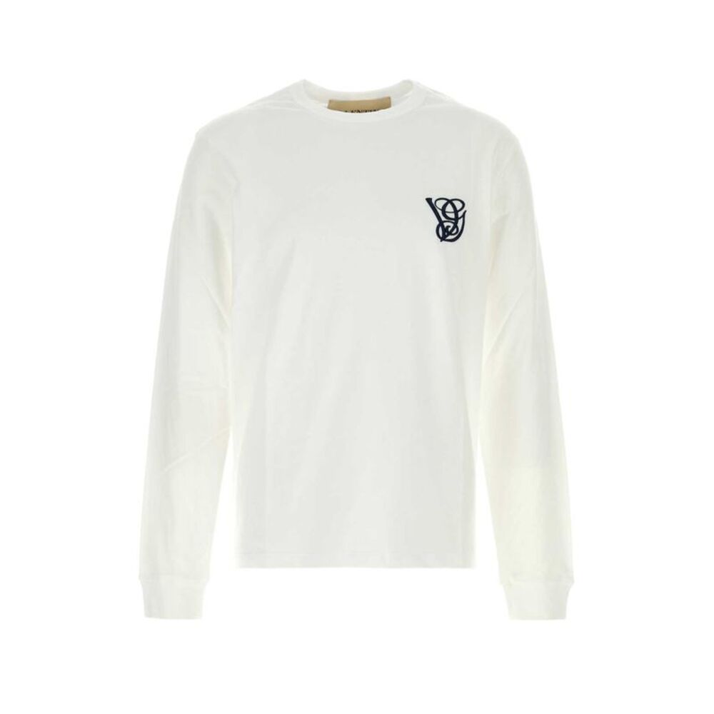 Valentino Garavani Men White Cotton T-Shirt